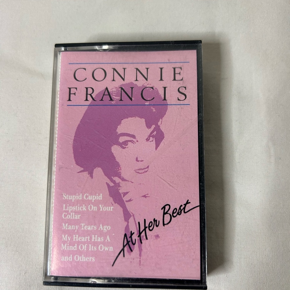 Connie Francis At Her Best 1987 Cassette Tape